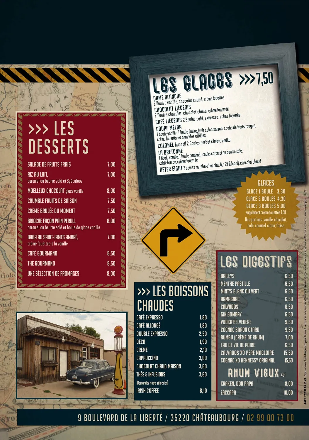 restaurant americain chateaubourg